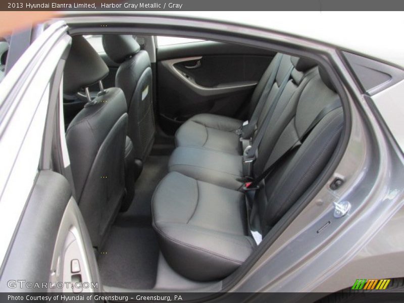 Harbor Gray Metallic / Gray 2013 Hyundai Elantra Limited