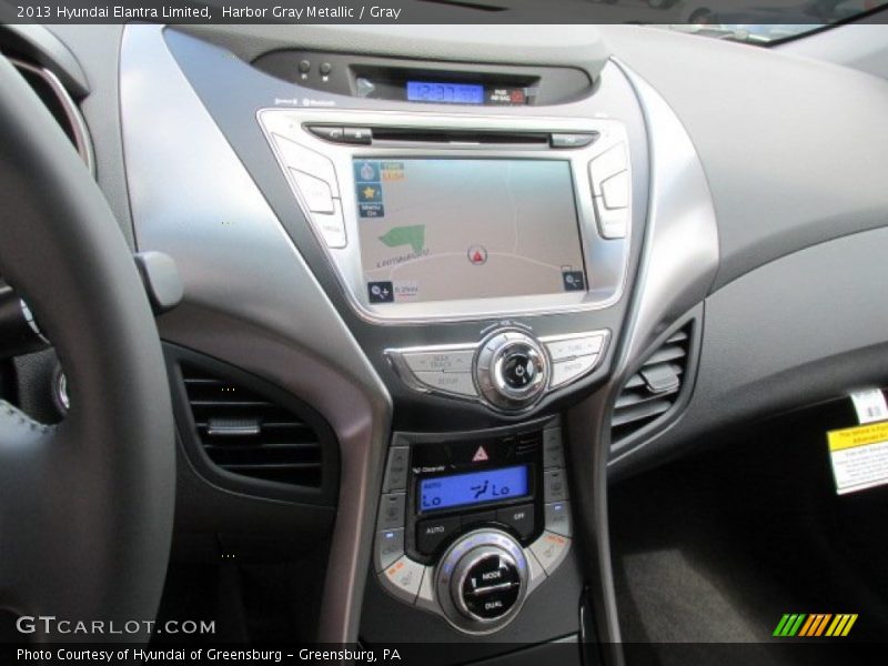 Harbor Gray Metallic / Gray 2013 Hyundai Elantra Limited