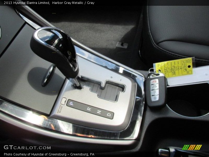 Harbor Gray Metallic / Gray 2013 Hyundai Elantra Limited