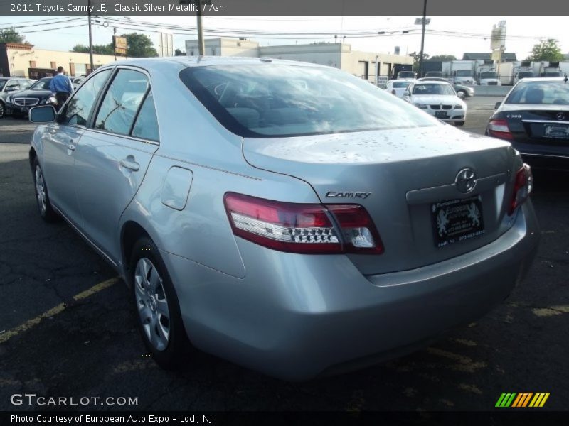 Classic Silver Metallic / Ash 2011 Toyota Camry LE