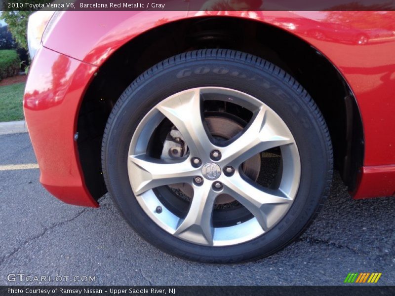 Barcelona Red Metallic / Gray 2010 Toyota Venza V6