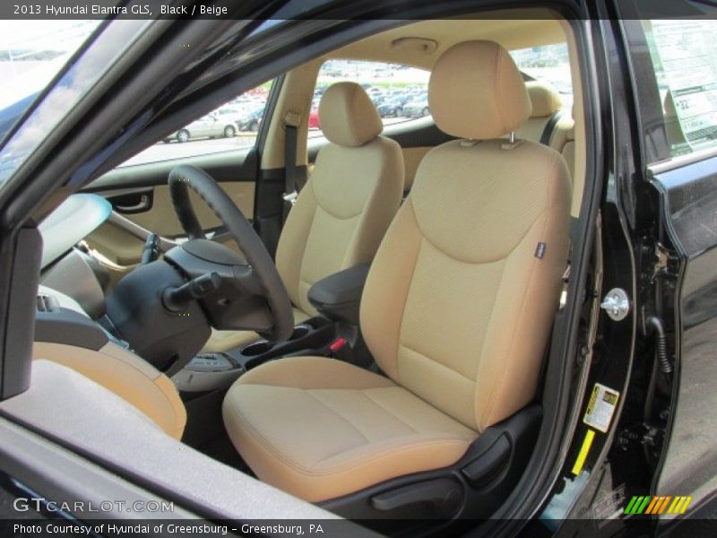 Black / Beige 2013 Hyundai Elantra GLS