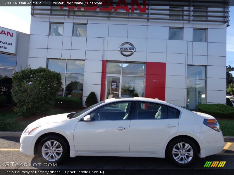 Winter Frost White / Charcoal 2010 Nissan Altima 2.5 SL