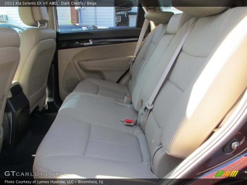 Dark Cherry / Beige 2011 Kia Sorento EX V6 AWD