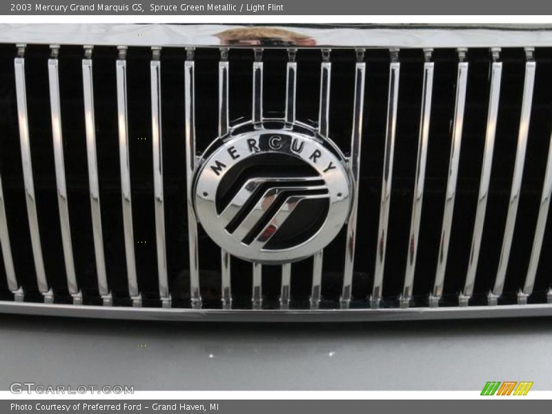 Spruce Green Metallic / Light Flint 2003 Mercury Grand Marquis GS