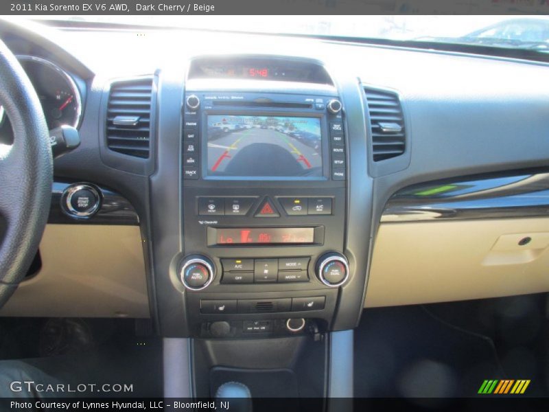 Dark Cherry / Beige 2011 Kia Sorento EX V6 AWD