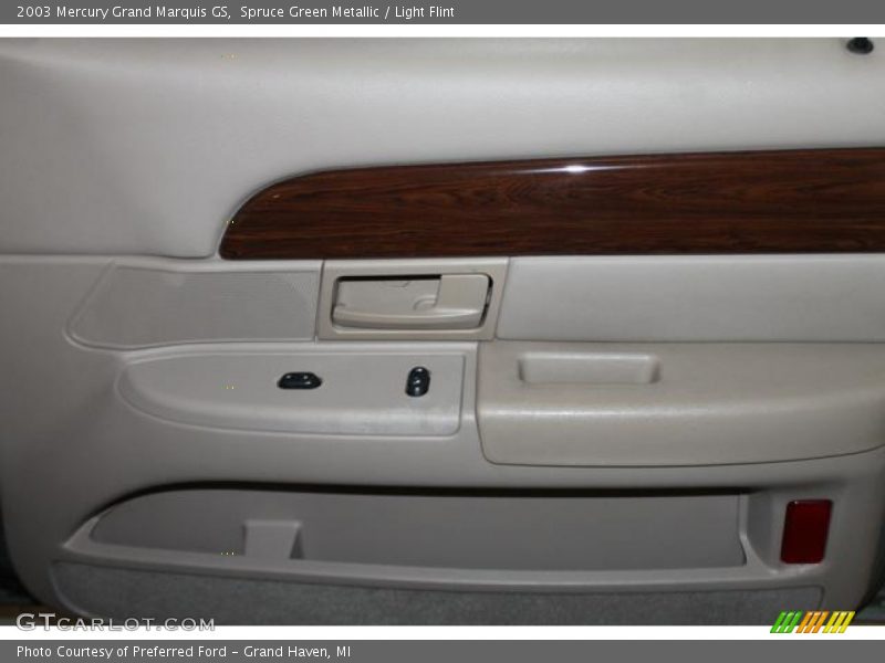 Spruce Green Metallic / Light Flint 2003 Mercury Grand Marquis GS