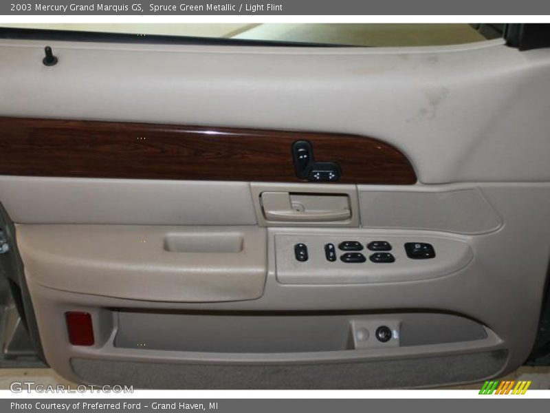 Spruce Green Metallic / Light Flint 2003 Mercury Grand Marquis GS