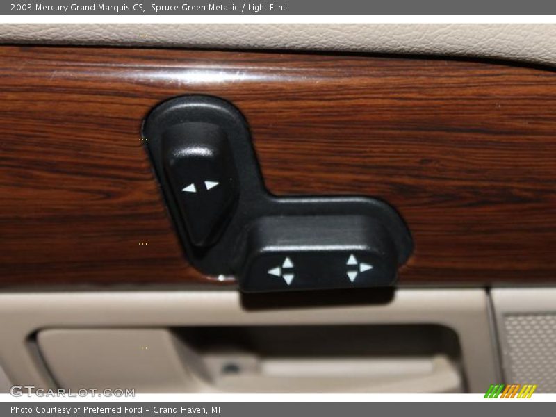 Spruce Green Metallic / Light Flint 2003 Mercury Grand Marquis GS