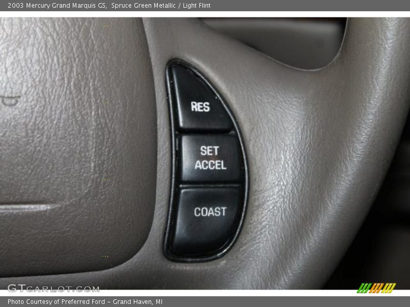 Spruce Green Metallic / Light Flint 2003 Mercury Grand Marquis GS