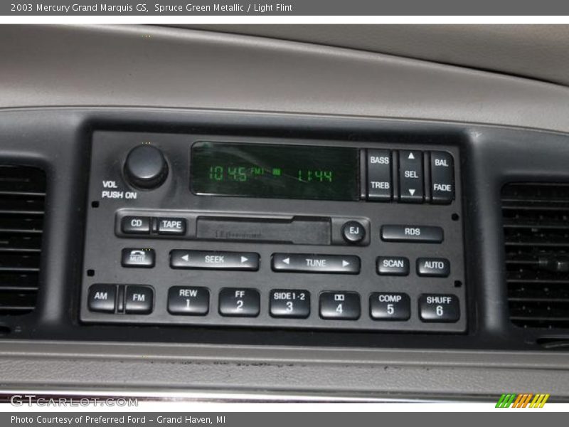 Spruce Green Metallic / Light Flint 2003 Mercury Grand Marquis GS