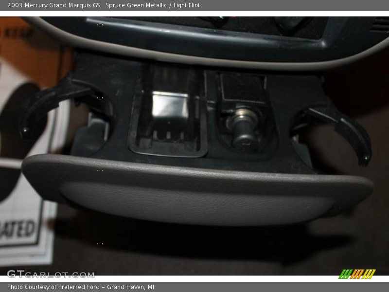 Spruce Green Metallic / Light Flint 2003 Mercury Grand Marquis GS