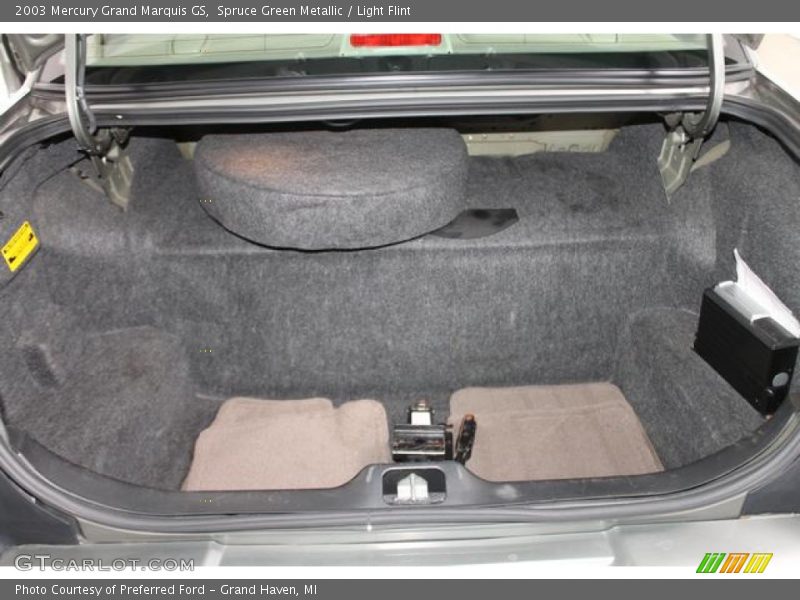 Spruce Green Metallic / Light Flint 2003 Mercury Grand Marquis GS