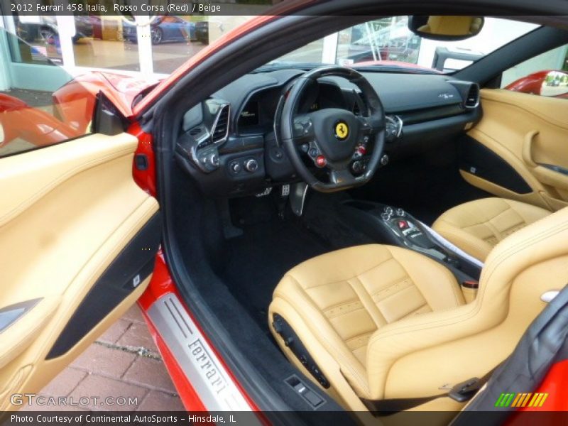  2012 458 Italia Beige Interior