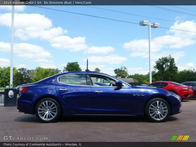 Blu Emozione (Blue) / Nero/Cuoio 2014 Maserati Ghibli S Q4