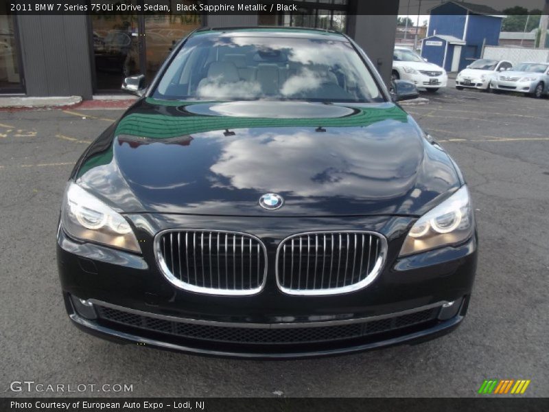 Black Sapphire Metallic / Black 2011 BMW 7 Series 750Li xDrive Sedan