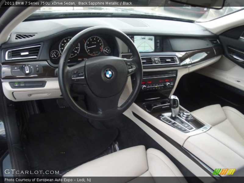 Black Interior - 2011 7 Series 750Li xDrive Sedan 