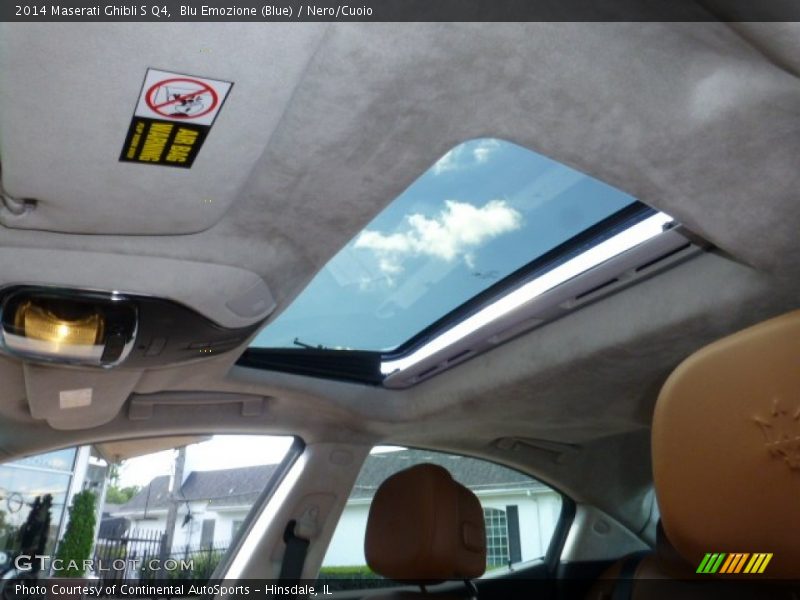 Sunroof of 2014 Ghibli S Q4