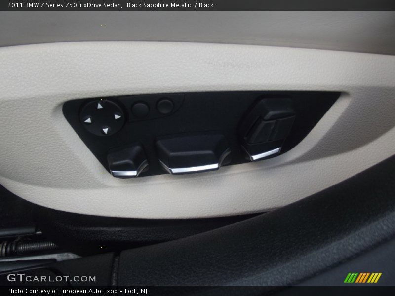 Black Sapphire Metallic / Black 2011 BMW 7 Series 750Li xDrive Sedan