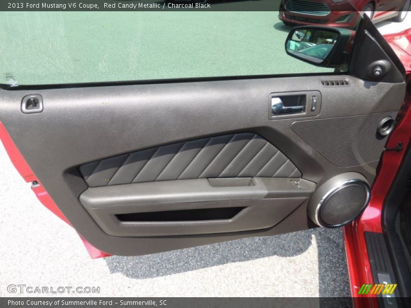 Red Candy Metallic / Charcoal Black 2013 Ford Mustang V6 Coupe