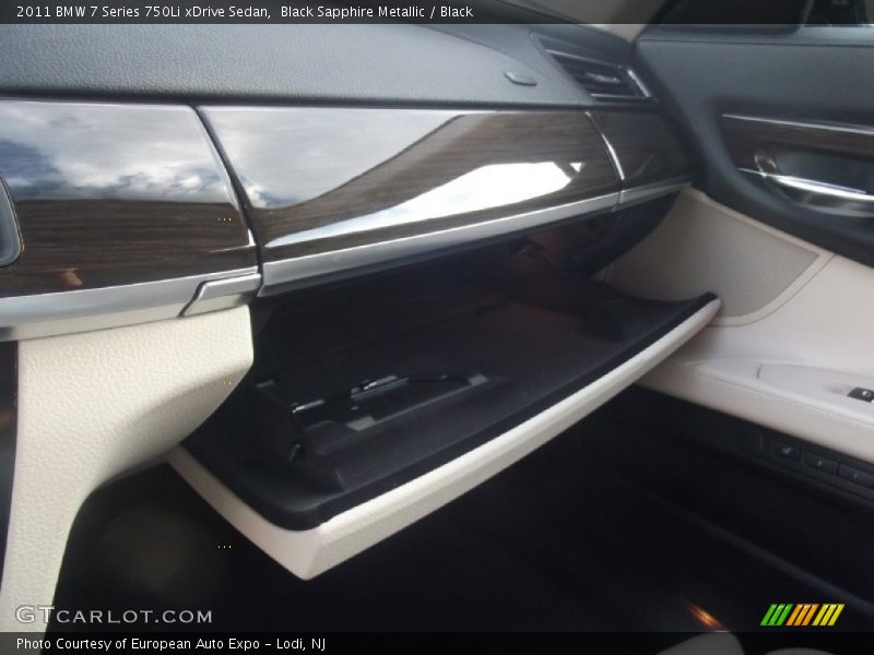 Black Sapphire Metallic / Black 2011 BMW 7 Series 750Li xDrive Sedan