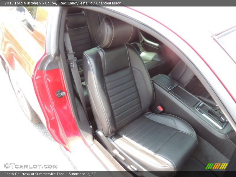 Red Candy Metallic / Charcoal Black 2013 Ford Mustang V6 Coupe