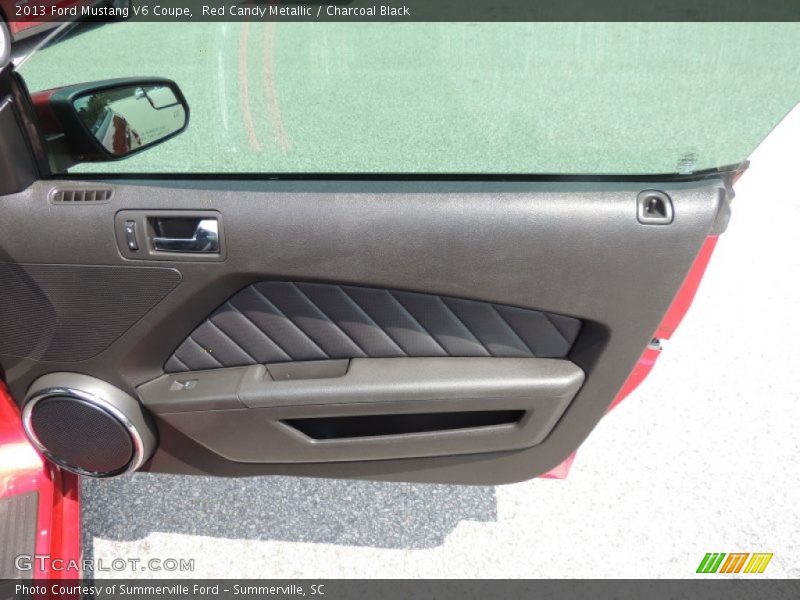 Red Candy Metallic / Charcoal Black 2013 Ford Mustang V6 Coupe
