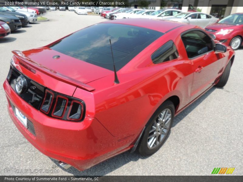 Red Candy Metallic / Charcoal Black 2013 Ford Mustang V6 Coupe