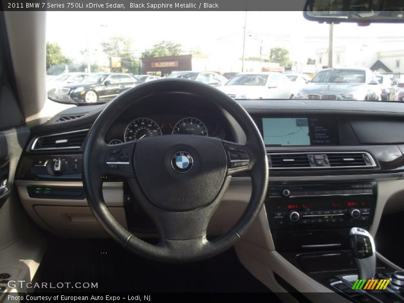 Black Sapphire Metallic / Black 2011 BMW 7 Series 750Li xDrive Sedan