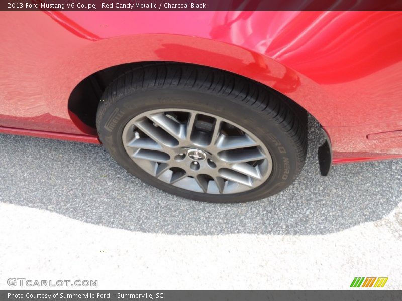 Red Candy Metallic / Charcoal Black 2013 Ford Mustang V6 Coupe