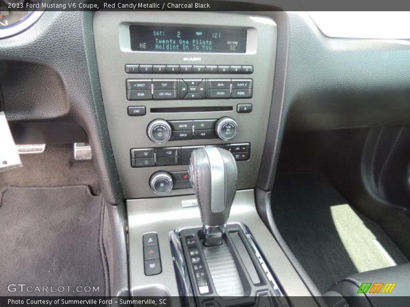 Red Candy Metallic / Charcoal Black 2013 Ford Mustang V6 Coupe