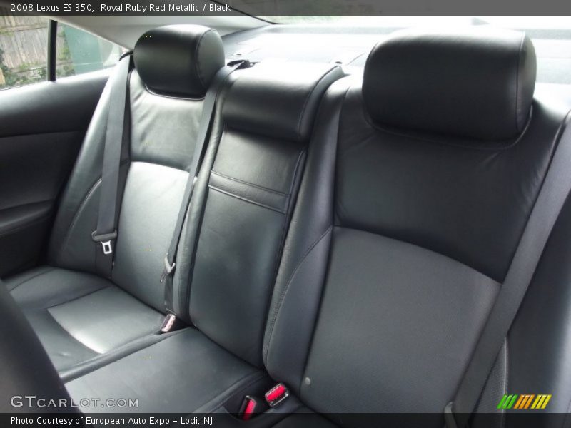 Royal Ruby Red Metallic / Black 2008 Lexus ES 350