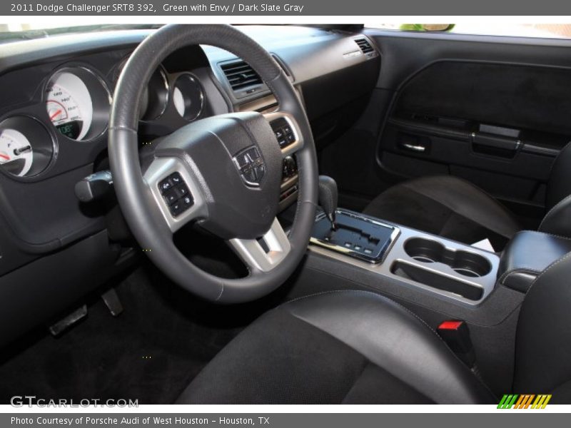 Green with Envy / Dark Slate Gray 2011 Dodge Challenger SRT8 392