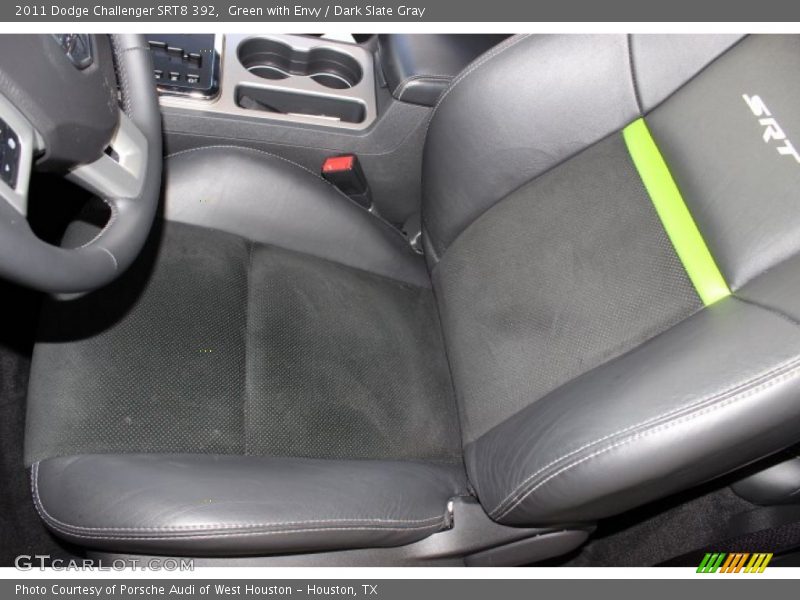Green with Envy / Dark Slate Gray 2011 Dodge Challenger SRT8 392