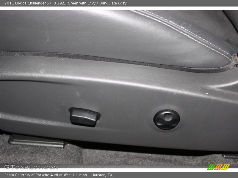 Green with Envy / Dark Slate Gray 2011 Dodge Challenger SRT8 392