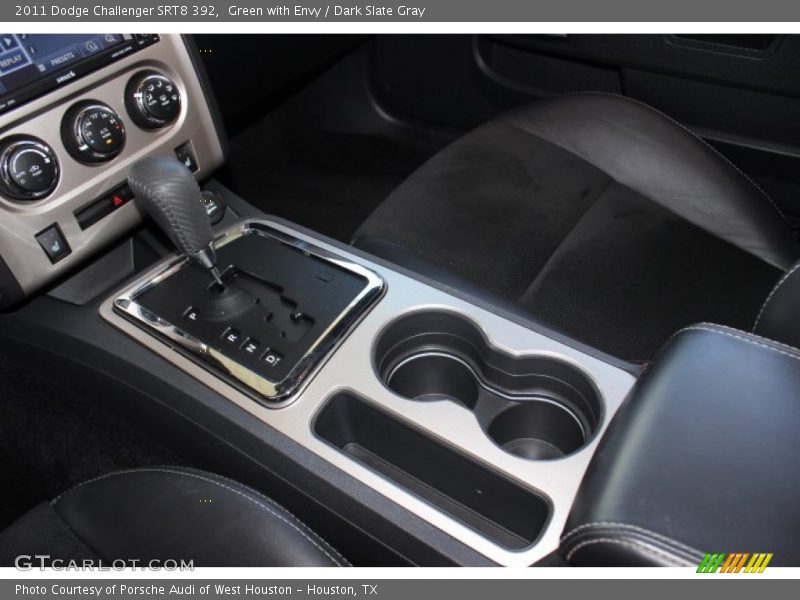 Green with Envy / Dark Slate Gray 2011 Dodge Challenger SRT8 392