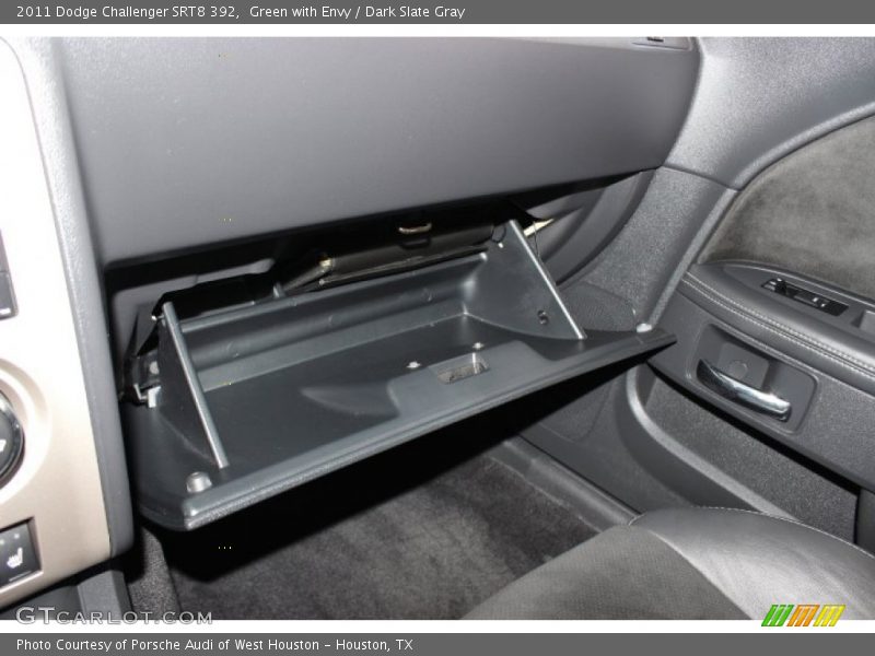 Green with Envy / Dark Slate Gray 2011 Dodge Challenger SRT8 392