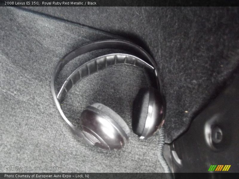 Royal Ruby Red Metallic / Black 2008 Lexus ES 350