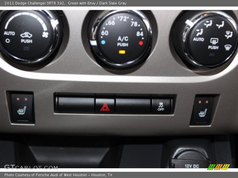 Green with Envy / Dark Slate Gray 2011 Dodge Challenger SRT8 392