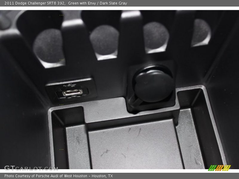 Green with Envy / Dark Slate Gray 2011 Dodge Challenger SRT8 392