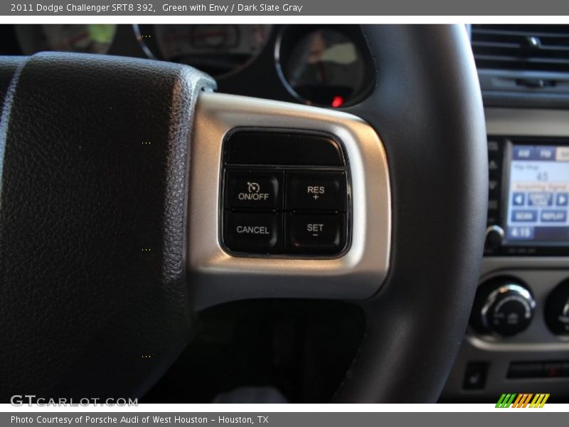 Green with Envy / Dark Slate Gray 2011 Dodge Challenger SRT8 392