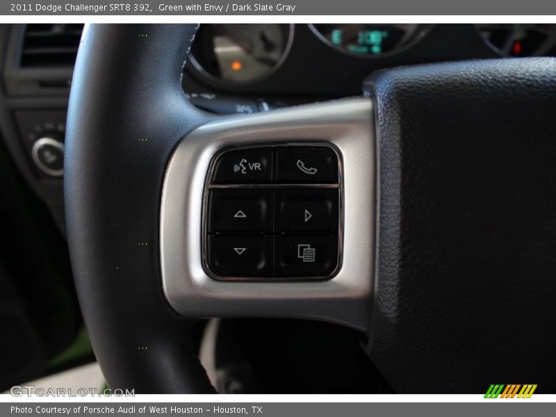 Green with Envy / Dark Slate Gray 2011 Dodge Challenger SRT8 392