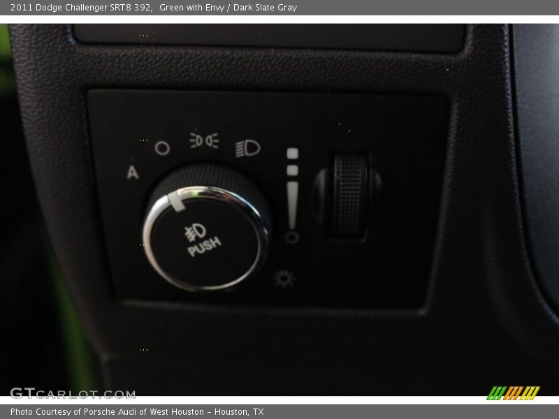 Green with Envy / Dark Slate Gray 2011 Dodge Challenger SRT8 392