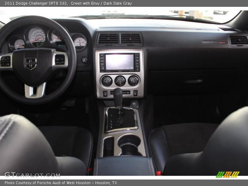 Green with Envy / Dark Slate Gray 2011 Dodge Challenger SRT8 392