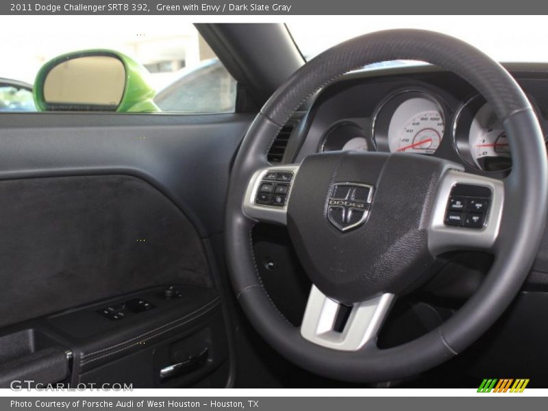 Green with Envy / Dark Slate Gray 2011 Dodge Challenger SRT8 392