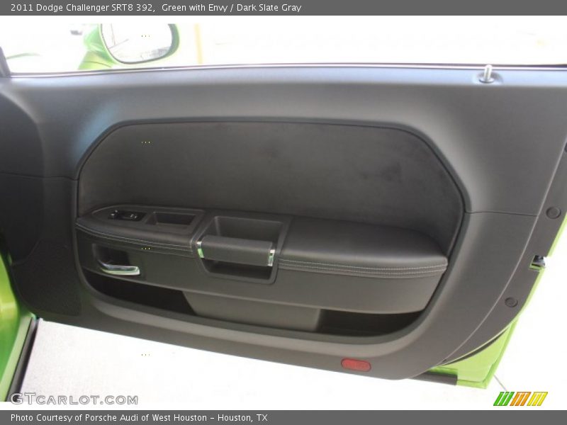 Green with Envy / Dark Slate Gray 2011 Dodge Challenger SRT8 392