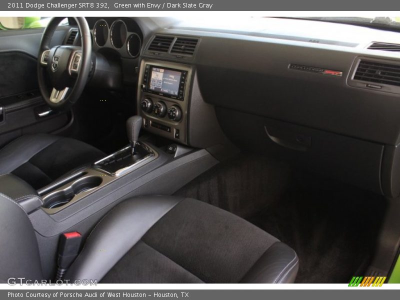 Green with Envy / Dark Slate Gray 2011 Dodge Challenger SRT8 392