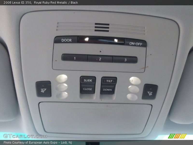 Royal Ruby Red Metallic / Black 2008 Lexus ES 350