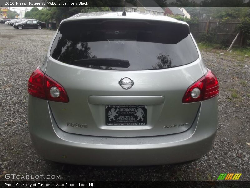 Silver Ice / Black 2010 Nissan Rogue SL AWD