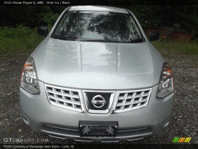 Silver Ice / Black 2010 Nissan Rogue SL AWD